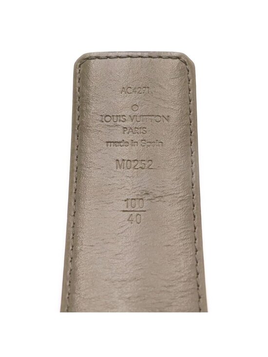 Louis Vuitton LV Line Reversible Monogram Eclipse Belt Black Khaki